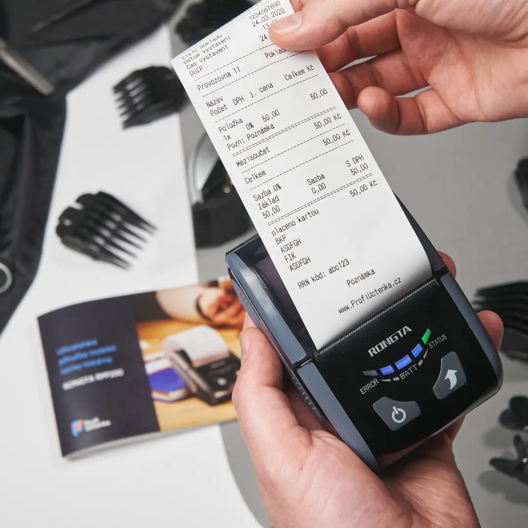 Kassa software retail bon
