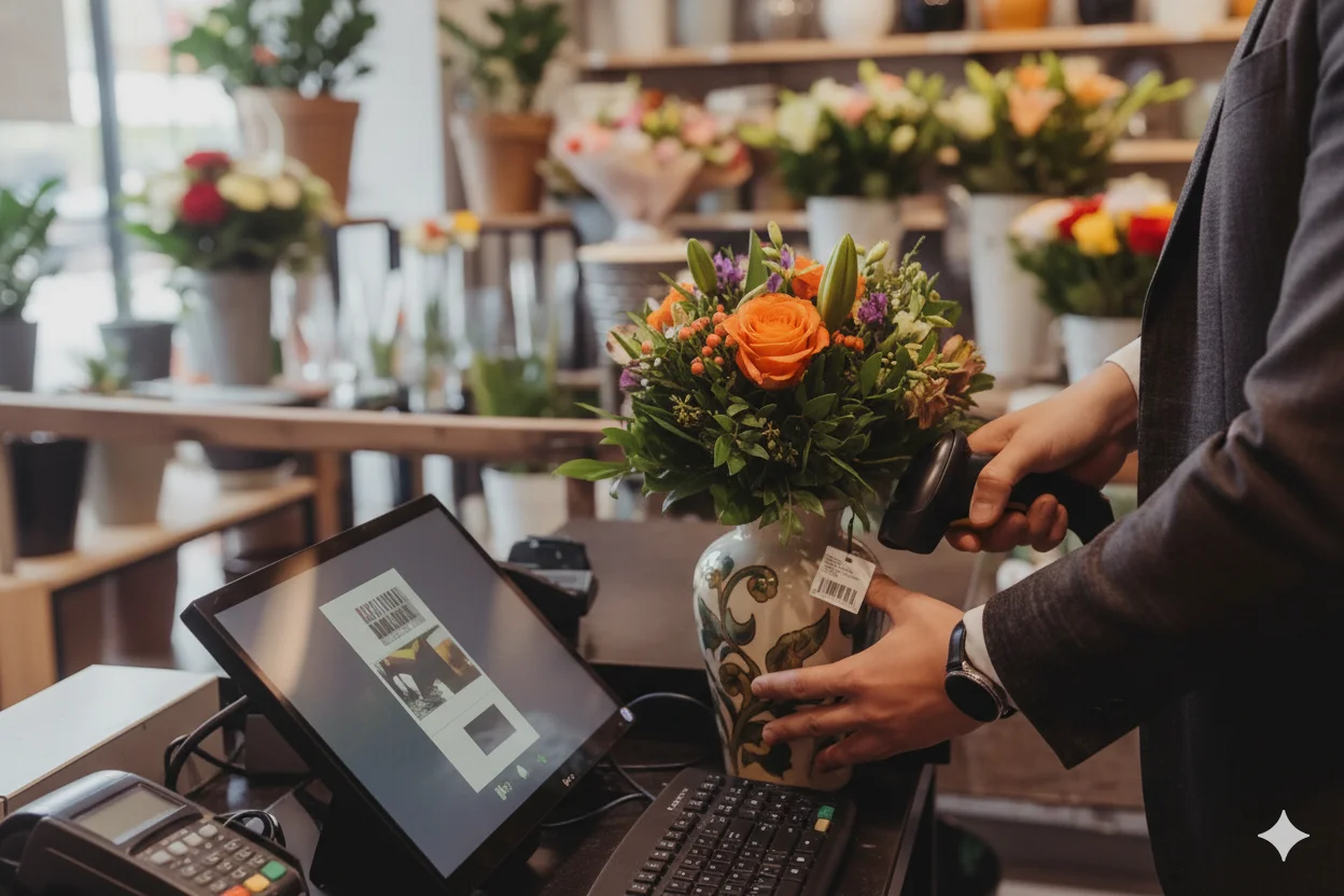 Kassasysteem Bloemenzaak Scannen