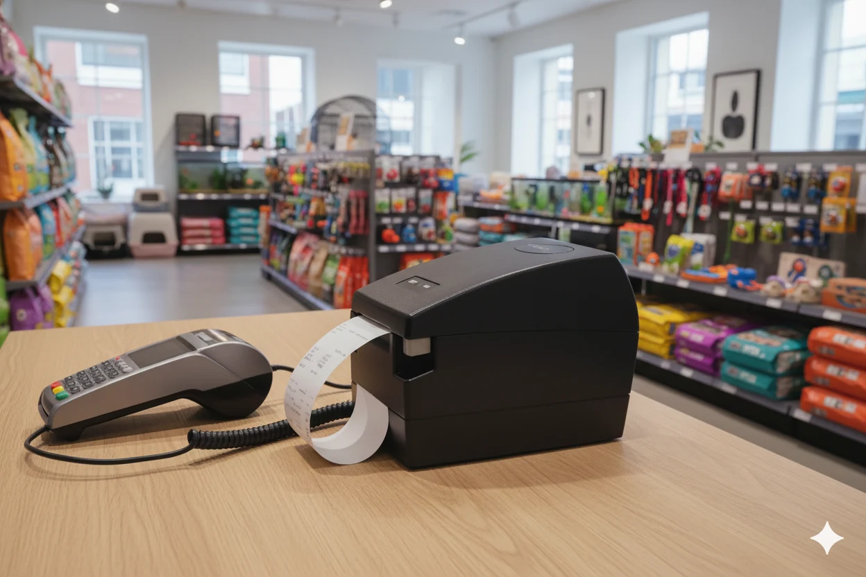 Kassasysteem dierenwinkel Printer
