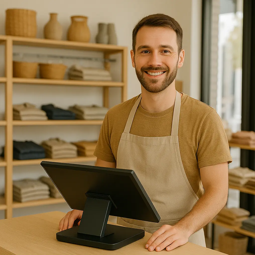 Kassasysteem kleine winkel