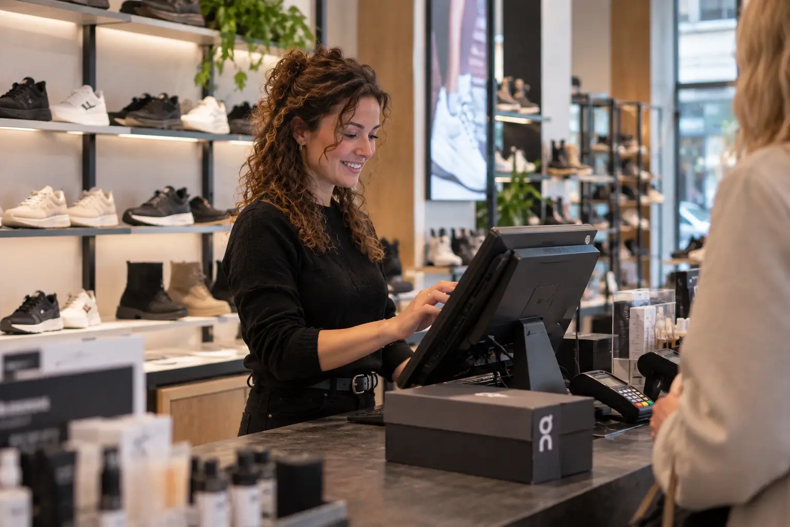 Kassasysteem schoenenwinkel