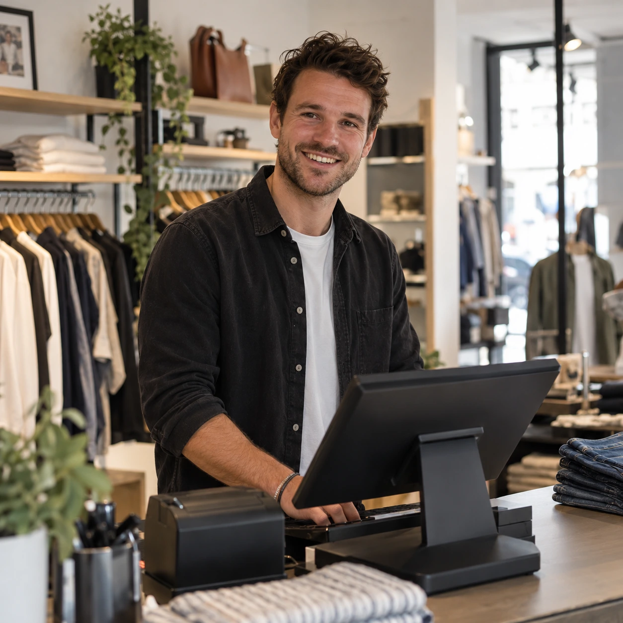 Kassasysteem kleine winkel