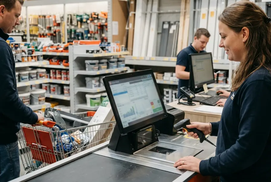 kassasysteem bouwmarkt