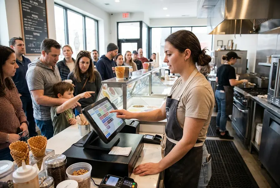 kassasysteem ijssalon