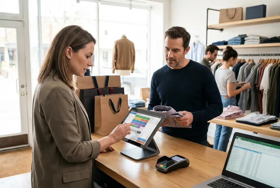 Kassasysteem voor winkel met fysieke en online verkoop