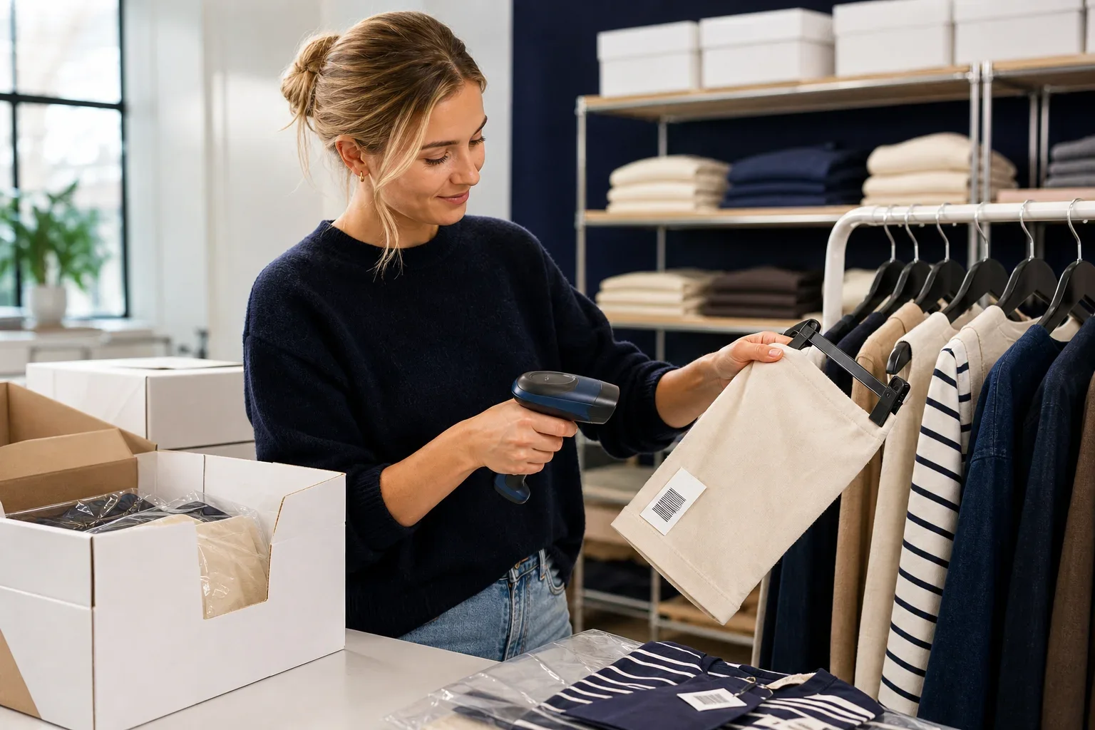 RFID kassasysteem kledingwinkel